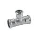 SS304 316L Industrial Tee Stainless Steel Press Fittings For Water Pipes And Gas Pipe