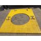 27 1/2 inch Anti Slip Mat Rotary Table Yellow Colour 2100MM*1600MM Mat For Drilling Rig