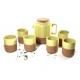 7pcs Dia80mm Natural Cork Coasters Base Ceramic Teapot Mug Toxicless