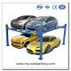 Double Wide Car Lift / 4 Post Double Wide Lift/ 4 Post Wide Standard Lift for 2 Cars