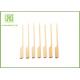 Food Grade Bamboo BBQ Sticks Barbecue Tool Flat Bamboo Paddle Skewers 100pcs / Bag