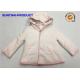 Trendy Toddler Hooded Jacket , 100% Polyester 3 Layers Baby Girl Hooded Jacket