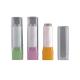 OEM ODM PS material pearly bottle and cap heat tranfer printing Custom Lip Balm Tubes