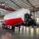 3/4 Axles Dry Powder Bulk Cement Material Tanker Semi Truck Trailer with Diesel Engine