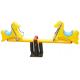 best selling fashion LLDPE plastic horse play game kids seesaw for outdoor park
