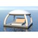 AquaBanas Inflatable Floating Party Platform For Yacht  With Tent 10 Person