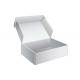 Glossy Lamination White Custom Printed Corrugated Boxes 250gsm Card Paper Boxes