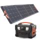 1000W Home/Outside Backup Power Station 1008Wh LiFePO4 Battery With Solar Panel