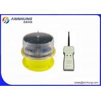 Remote Control  Solar Aviation Obstruction Light , High Efficient  LED Solar Light
