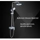 Stainless Steel Surface Polished Bathroom Shower Head Set Rainfall Concealed