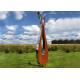 Outdoor Modern Corten and Stainless Steel Sculpture Abstract Style