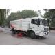 shock price 1500 liters water tank and 4000 liters garbage tank dongfeng 4*2 right hand driving mini road sweeping truck