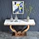 SEDIA Marble Rectangle Entrance Console Table Height 78cm