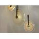 Modern Designer Lamp Decorative Indoor Round Glass Suspension Light Pendant Lamp
