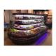 Multi Deck Round Island Open Chiller Refrigeration For Supermarket