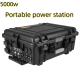 4800wh USB/Type-C Max5000W Stackable Power Supply for Fishing Self-Driving and Outdoor