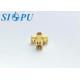 SMP Male Right-Angle RF Connector with Flange Mount – for CXN3506 Cable