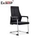 Black Mid Back Curved Shape Mesh Office Chair With Armrests For Work