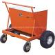 Automatic Push Lawn Sweeper , Artificial Turf Broom Paving Use