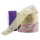 Gold Luxury Gifts Packaging 100mm Printed Sheer Ribbon