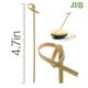 Party Appetizer Bamboo Knot Pickss Knotted Skewers 15cm 6inch