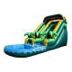 Summer Parties Coconut Tree Inflatable Water Slide With Pool For Kids