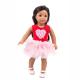 Princess Dress For Doll Cotton Doll Clothing Accessories Sleeveless Doll Clothes Dress For Sweet Girls