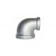 ASTM  Standard 90 Degree Fittings Galvanizated Malleable Elbow With Rib