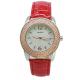 35mm Bezel Dial Ladies Fashion Watches Genuine Leather Various Colors