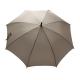 8mm Metal Shaft Wooden J Handle Pongee Umbrella