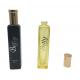 STOCK Mini Refillable Glass Perfume Bottles 20ml Square With Sprayer / Gold Caps