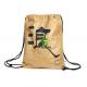 Durable Tyvek Tote Bag With Drawstring , Waterproof Brown Tyvek Paper Bags