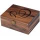 Walnut Souvenir Wooden Packaging Box With Latch And Lid