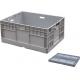 Light Duty Portable Plastic Storage Crate Customized Size And Color