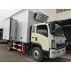 CCC / BV Refrigerated FRP Sandwich Panels Box Truck 95 hp Euro IV for meat and fish