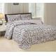 Silky Bed Sheet 4 Piece Bedding Set Luxurious With English Letters Printed