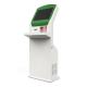 Touch Screen Self Service Queue Management Kiosk With Keyboard