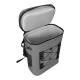 Dark Gray Leakproof Soft Cooler , 25L Cooler Bag With Insulated Padding