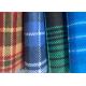 Woven Plaid Brushed Cotton Flannel Fabric Custom Printed