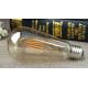 ST64 Filament LED Bulb For Office / Hallway Tea Color Glass Cover 4W E27