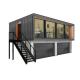 Modular 2.5-3.0mm HDG Prefab Container House With Interior Design