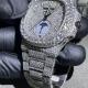3ATM Moissanite Bust Down Watch Bling Dial Diamond Watch Waterproof