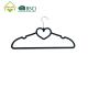 40x22cm Heart Shaped Wide Shoulder Plastic Hangers
