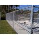 wholesale used 9 gauge galvanized and pvc coated diamond shape cyclone wire chain link fence