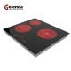 High Thermal  Touch Control Ceramic Hob Cooktop Reinforced 3 Element