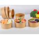 500ml Single Walled Disposable Paper Bowls With Lids For Food Packing