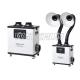 110V White Moxibustion nail salon fume extractor Equipment with Double Arms
