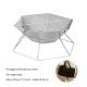 Hexagonal Charcoal Barrel BBQ Grill With Overheating Protection And Customized