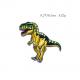 Iron on Embroidery patch Dinosaur embroidery patch for children