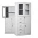 Steel Storage Cabinet With Three Side Drawers And Safe Box Office Furniture